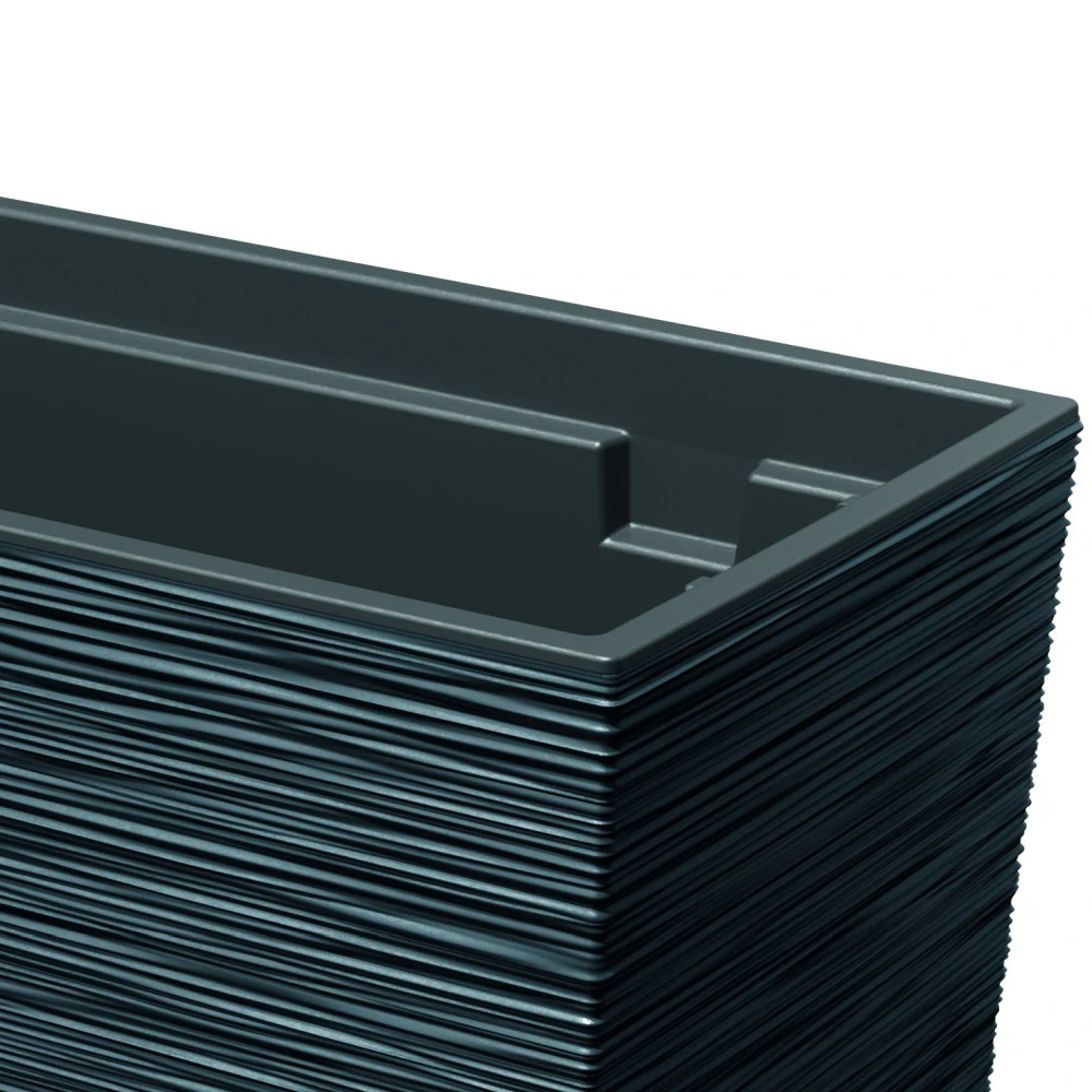Prosperplast Pflanzkasten Furu Case 400x185x195mm Anthrazit 4 Prosperplast Pflanzkasten Furu Case 400x185x195mm Anthrazit – Bild 2
