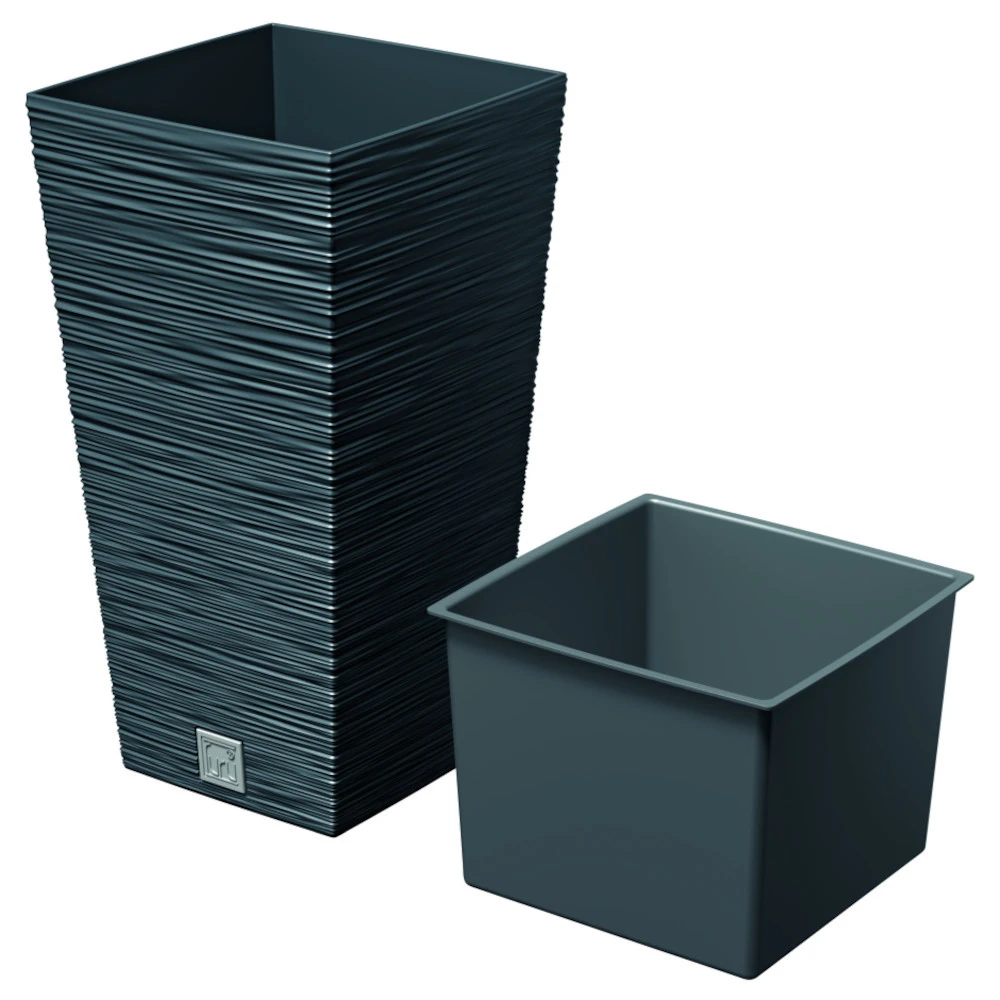 Prosperplast Pflanztopf Furu Square 345x345x660mm Anthrazit 3 Prosperplast Pflanztopf Furu Square 345x345x660mm Anthrazit