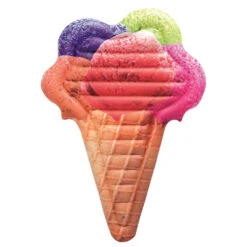 Bestway Luftmatratze Im Eistüten-Design Aus Vinyl Mit Reparaturflicken