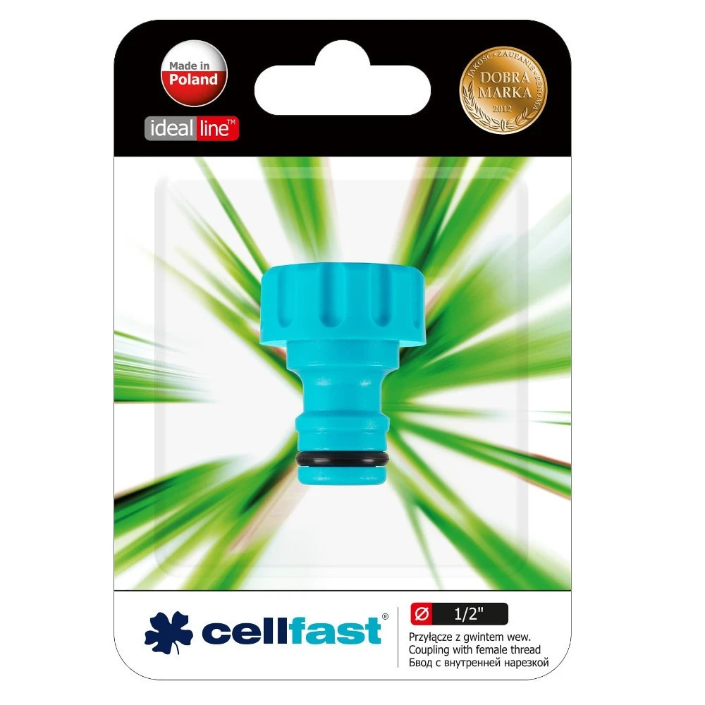 Cellfast Schlauchkupplung Mit 1/2" Außengewinde 3 Cellfast Schlauchkupplung Mit 1/2" Außengewinde