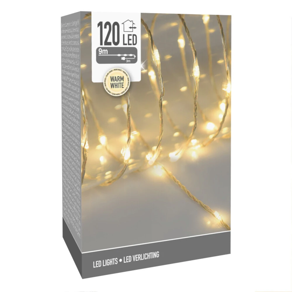LED-Lichtschlauch 12 M Mit 120 Warmweißen LEDs 3 LED-Lichtschlauch 12 M Mit 120 Warmweißen LEDs