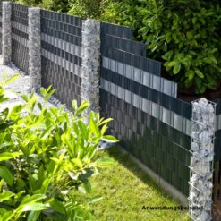 Zaun Sichtschutz Und Windschutz A1-Blickdicht 3 Rollen, 19 Cm Breit In Weißaluminium Mit Klemmschien -Prosper Garten Geschaft ZTyjesbqEyK493 1280x1280 1