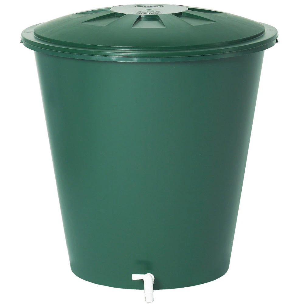 Regentonne Rund Mit 210 Liter Inklusive Deckel Und Auslaufhahn 3 Regentonne Rund Mit 210 Liter Inklusive Deckel Und Auslaufhahn