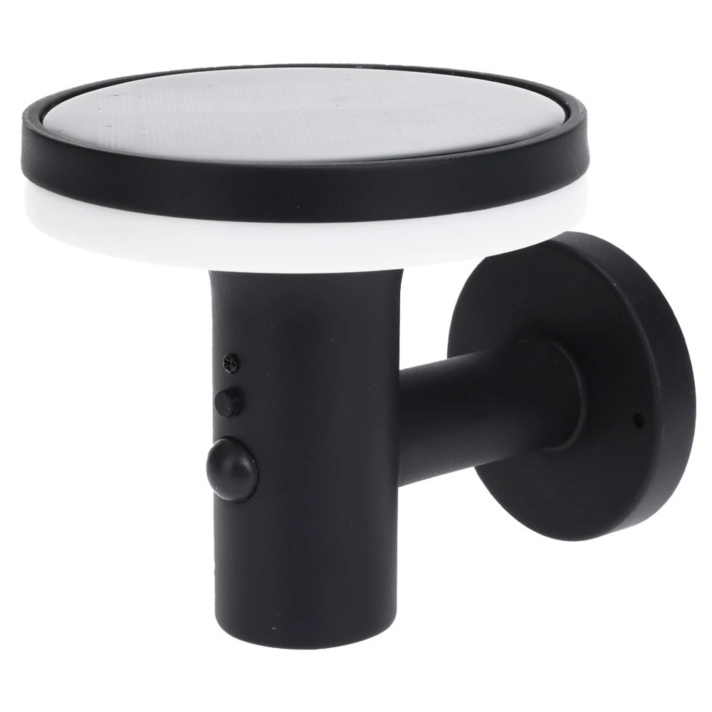 LED-Solarwandleuchte Rund Mit Bewegungsmelder 3 LED-Solarwandleuchte Rund Mit Bewegungsmelder