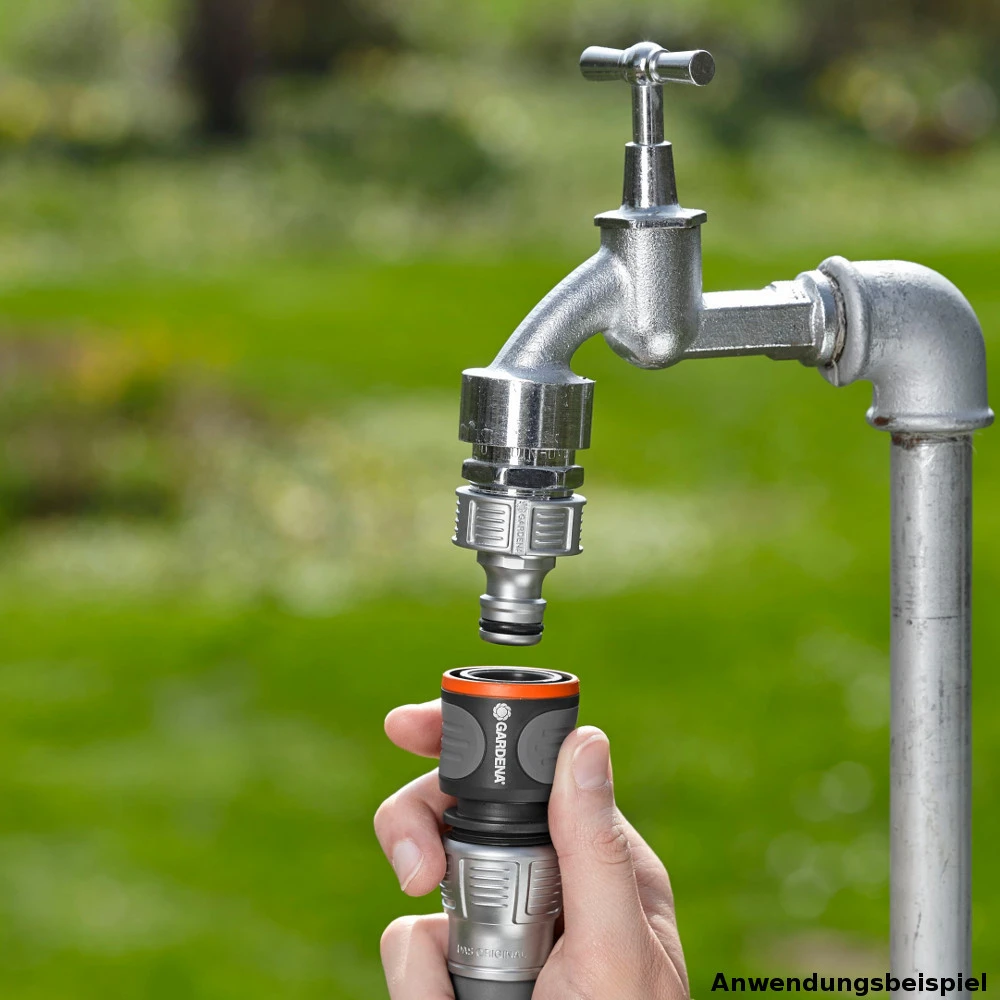 Gardena Schlauchverbinder 1/2"-5/8" Aus Metall Und Kunststoff 4 Gardena Schlauchverbinder 1/2"-5/8" Aus Metall Und Kunststoff – Bild 2