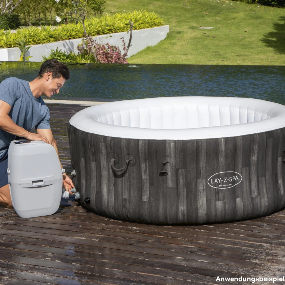 Bestway LAY-Z-SPA Bahamas AirJet Rund 180 X 66 Cm 8 Bestway LAY-Z-SPA Bahamas AirJet Rund 180 X 66 Cm – Bild 6