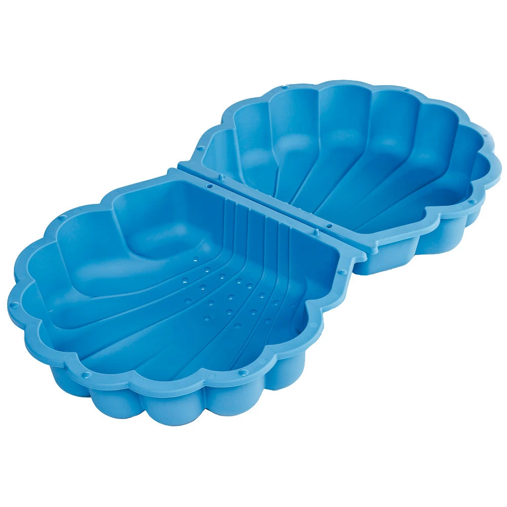 Sandmuschel Aus Blauem Kunststoff Inklusive Deckel 3 Sandmuschel Aus Blauem Kunststoff Inklusive Deckel