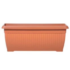 Prosperplast Blumenkasten Terra 60 Cm In Terracotta, Für Den Außenbereich