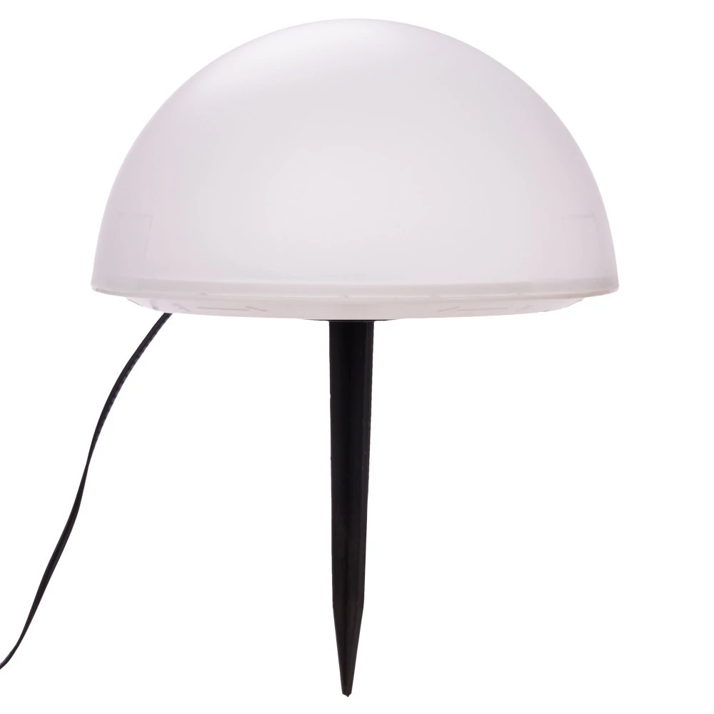 LED-Solargartenstecker-Set 5 Stück Halbkugel Mit Erdspießen 4 LED-Solargartenstecker-Set 5 Stück Halbkugel Mit Erdspießen – Bild 2