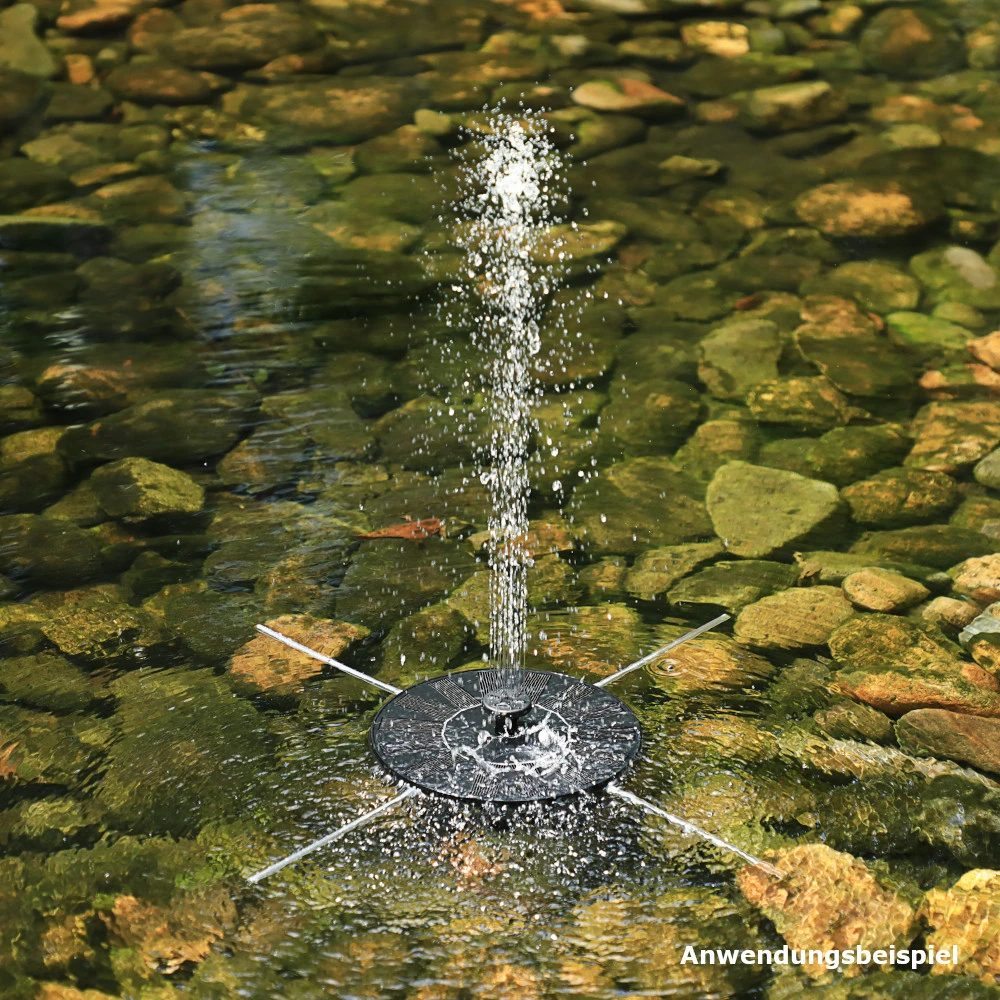 Solar Springbrunnen, 1,4 W, Rund 7 Solar Springbrunnen, 1,4 W, Rund – Bild 5