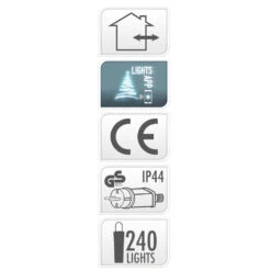 LED-Lichterkette 29 M Mit App-Steuerung Und 240 LED Weiß 10 LED-Lichterkette 29 M Mit App-Steuerung Und 240 LED Weiß -Prosper Garten Geschaft Zace8eF3kNJAX7 1280x1280