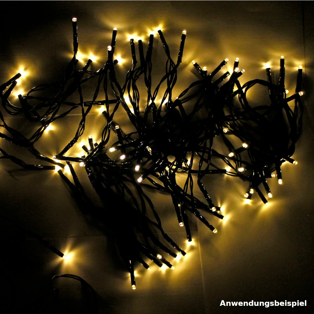 LED-Lichterkette 96 LEDs Warmweiß 5 LED-Lichterkette 96 LEDs Warmweiß – Bild 3