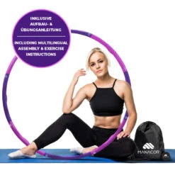 Fitness-Reifen Macacor In Lilapink, Inklusive Zubehör