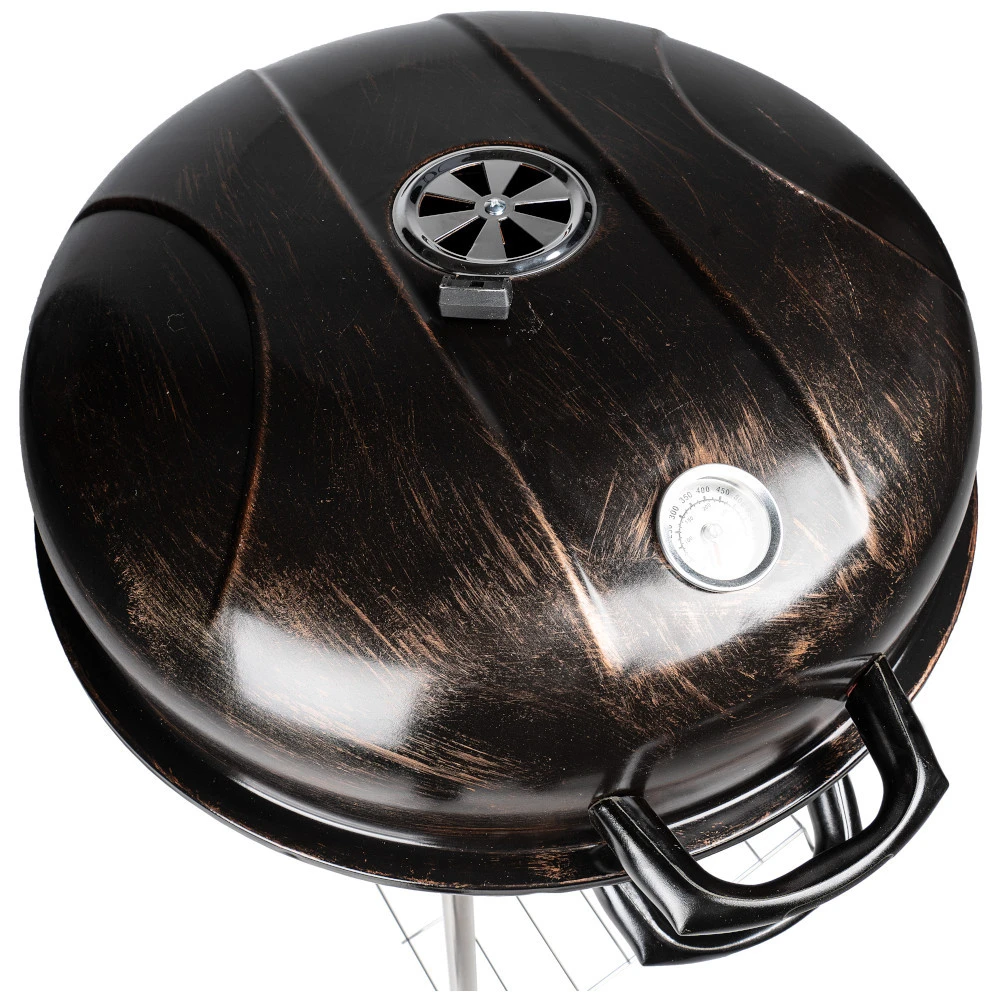 DELUXE Kugelgrill 57 Cm Mit Kupfer-farbiger Haube 7 DELUXE Kugelgrill 57 Cm Mit Kupfer-farbiger Haube – Bild 5