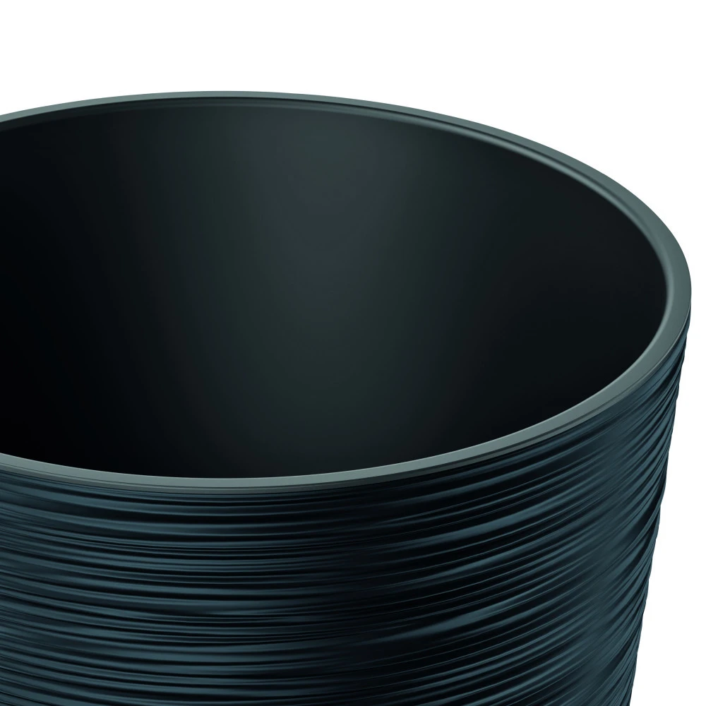 Prosperplast Pflanztopf Furu Round Ø 300mm Höhe 294mm Anthrazit 4 Prosperplast Pflanztopf Furu Round Ø 300mm Höhe 294mm Anthrazit – Bild 2