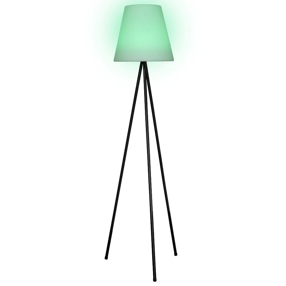 Solar-Standleuchte 150x35x35cm Mit Fernbedienung In Schwarz-Weiß 5 Solar-Standleuchte 150x35x35cm Mit Fernbedienung In Schwarz-Weiß – Bild 3