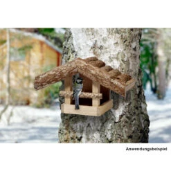 Futterhaus Für Vögel, Aus Holz Mit Rinde Gedeckt 7 Futterhaus Für Vögel, Aus Holz Mit Rinde Gedeckt -Prosper Garten Geschaft ZnIJlJsPw1BDKr 1280x1280