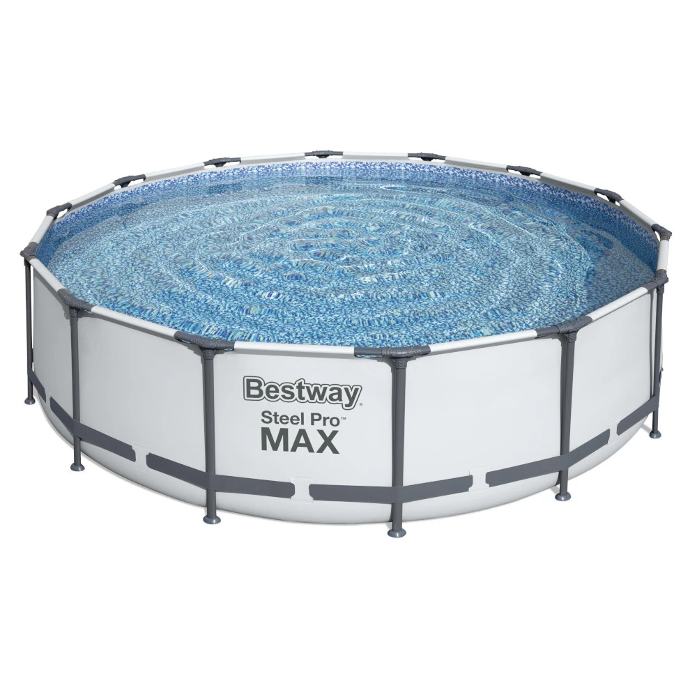 Bestway Steel Pro MAX Frame Pool Ø427x107 Cm Rund Komplett-Set 5-teilig 4 Bestway Steel Pro MAX Frame Pool Ø427x107 Cm Rund Komplett-Set 5-teilig – Bild 2