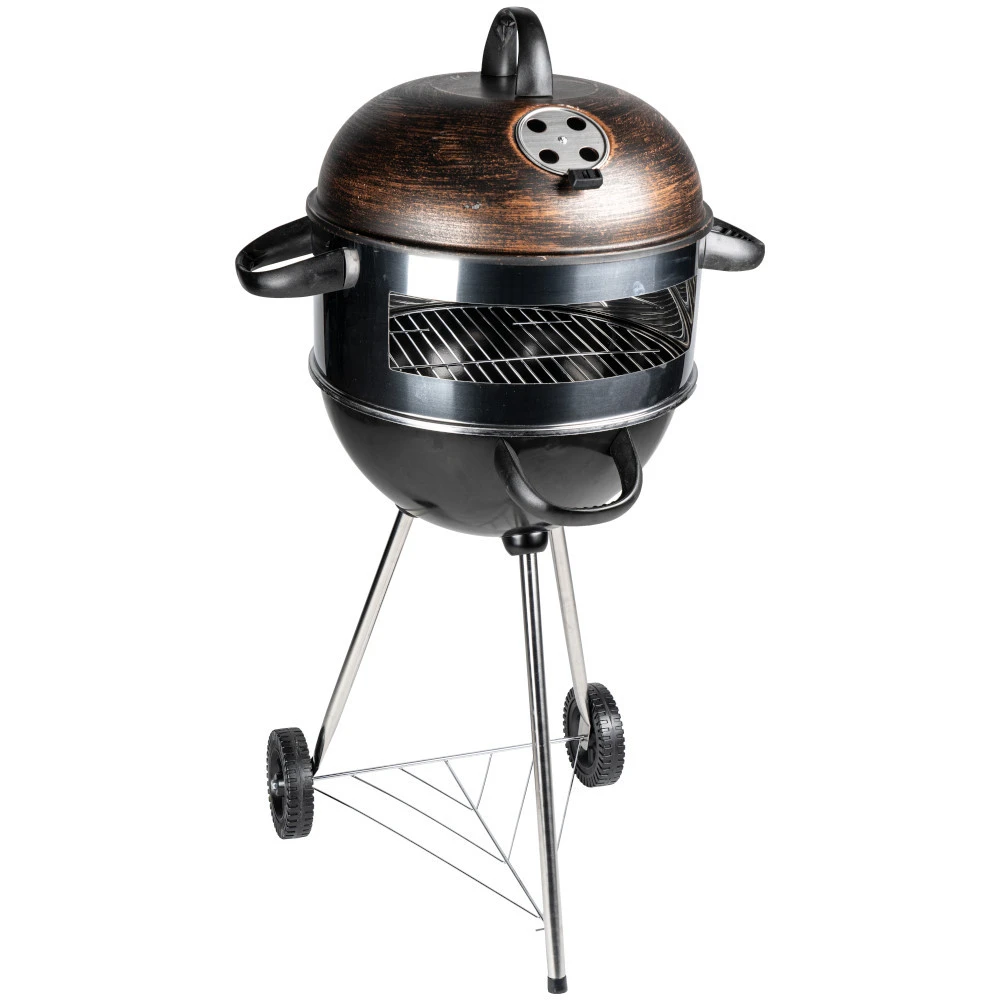 Kugelgrill Margherita Fahrbar Aus Metall Mit Pizza-Ring Und Pizzastein 3 Kugelgrill Margherita Fahrbar Aus Metall Mit Pizza-Ring Und Pizzastein