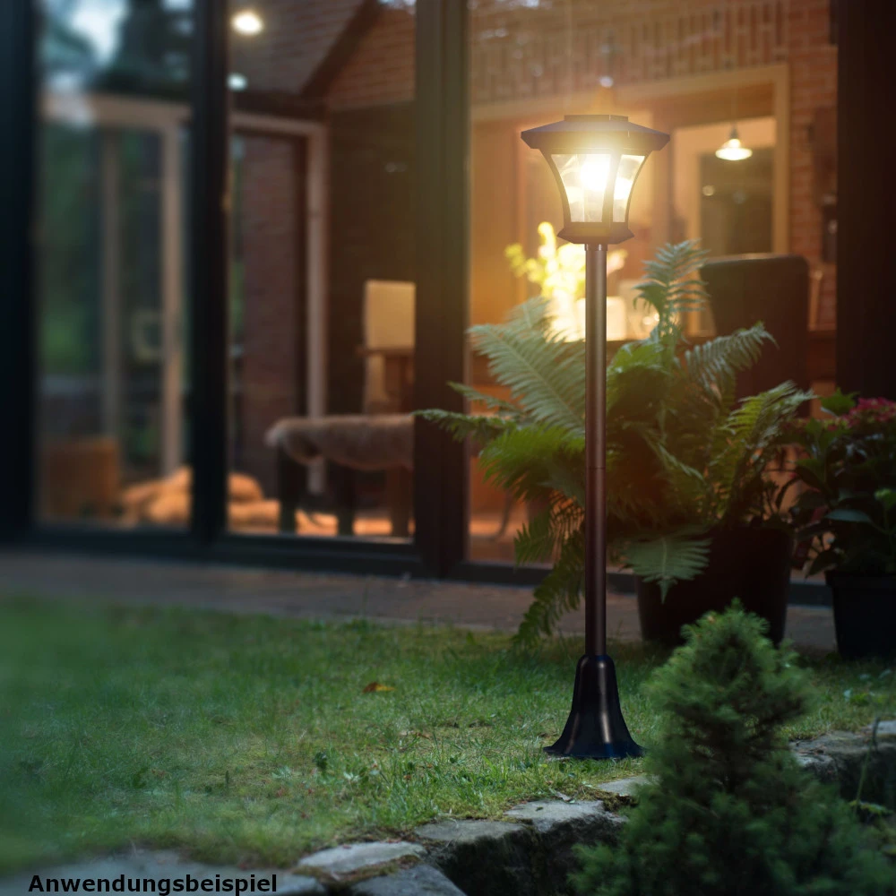 LED-Solarlaterne 120 Cm Aus Kunststoff 4 LED-Solarlaterne 120 Cm Aus Kunststoff – Bild 2